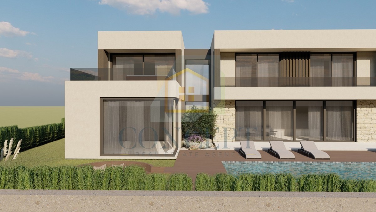 Poreč, dintorni, Moderna, lussuosa casa in posizione tranquilla, 10 km dal mare