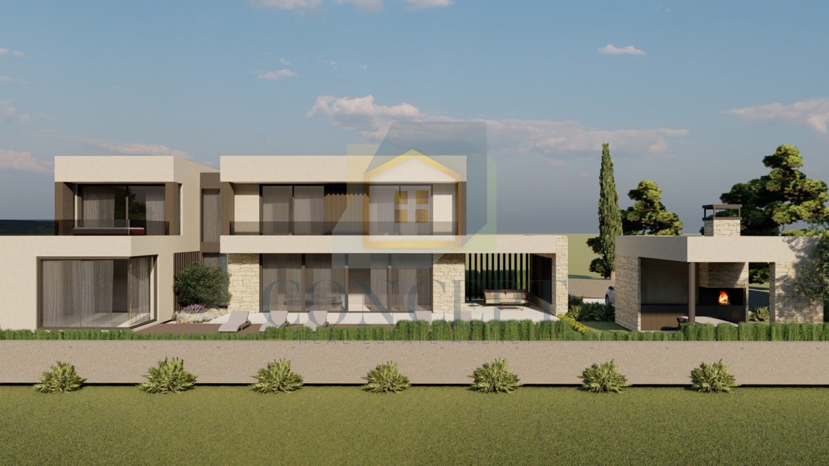 Poreč, dintorni, Moderna, lussuosa casa in posizione tranquilla, 10 km dal mare