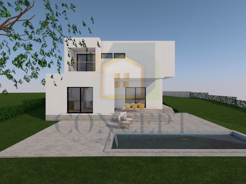 Poreč, dintorni, moderna villa di lusso con piscina, a 12 km dal mare