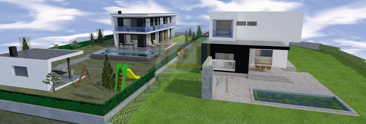 Poreč, dintorni, moderna villa di lusso con piscina, a 12 km dal mare