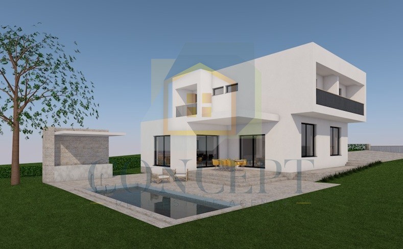 Poreč, dintorni, moderna villa di lusso con piscina, a 12 km dal mare