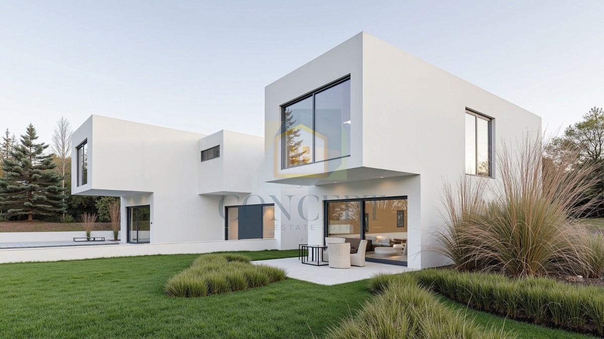 Poreč, dintorni, Terreno edificabile con progetto per edificio doppio, 12 km dal mare