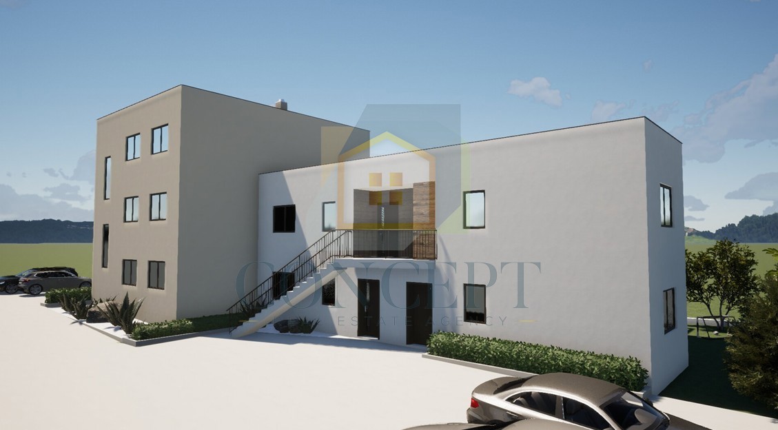 Poreč, dintorni, Appartamento al 1° piano di nuova costruzione, 3 km dal mare