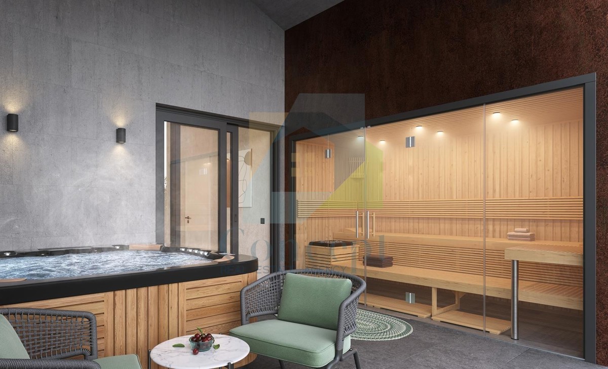 Poreč, dintorni, Villa di design con piscina, 13 km dal mare