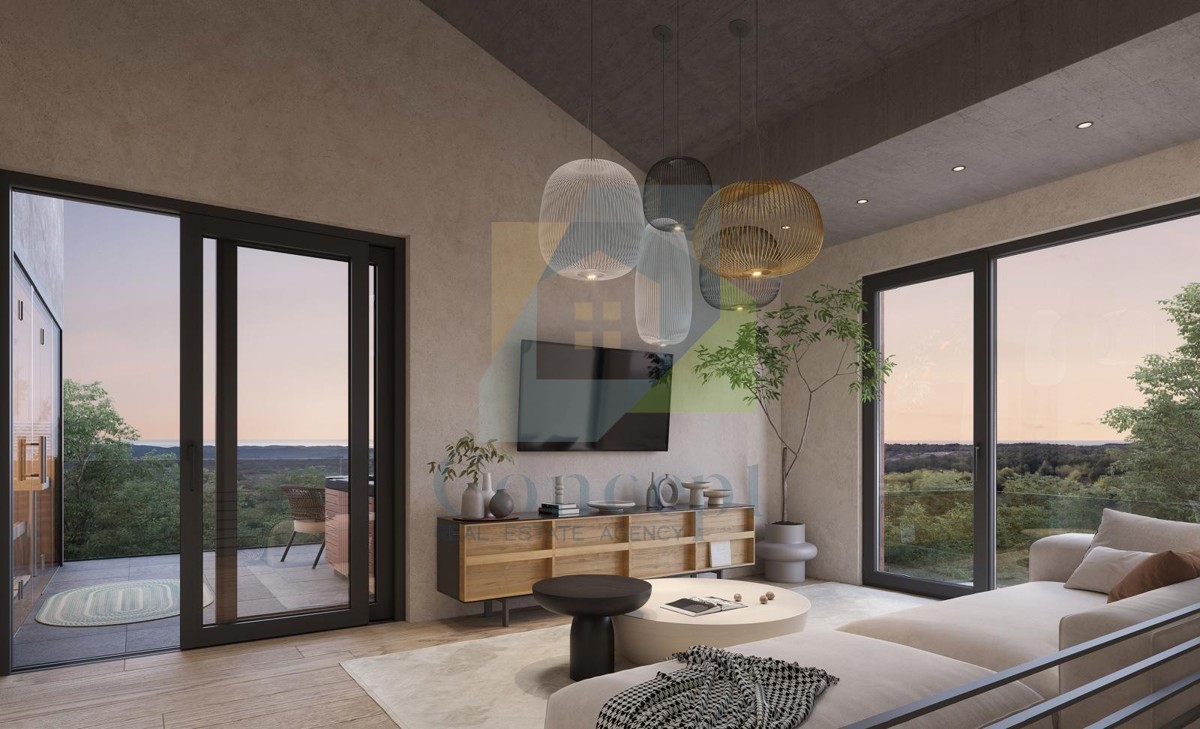 Poreč, dintorni, Villa di design con piscina, 13 km dal mare