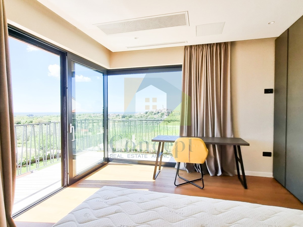 Poreč, dintorni, Villa di lusso con piscina e vista mare, a 12 km dal mare