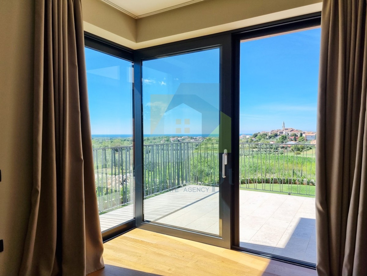 Poreč, dintorni, Villa di lusso con piscina e vista mare, a 12 km dal mare