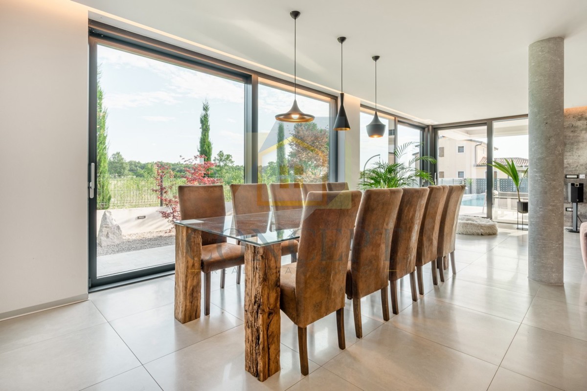 Poreč, dintorni, Villa di lusso con vista panoramica sul mare, 10 km dal mare