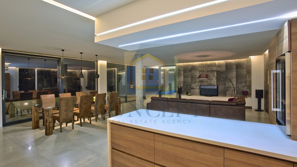 Poreč, dintorni, Villa di lusso con vista panoramica sul mare, 10 km dal mare