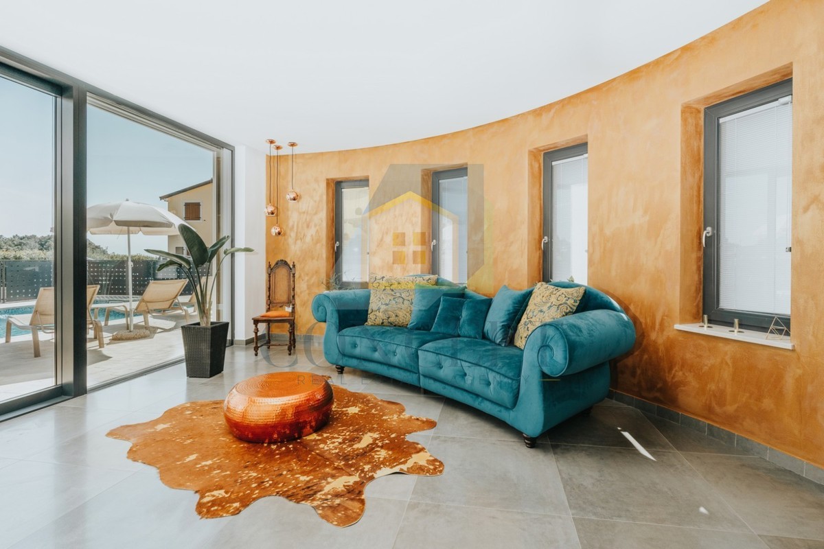 Poreč, dintorni, Villa di lusso con vista panoramica sul mare, 10 km dal mare