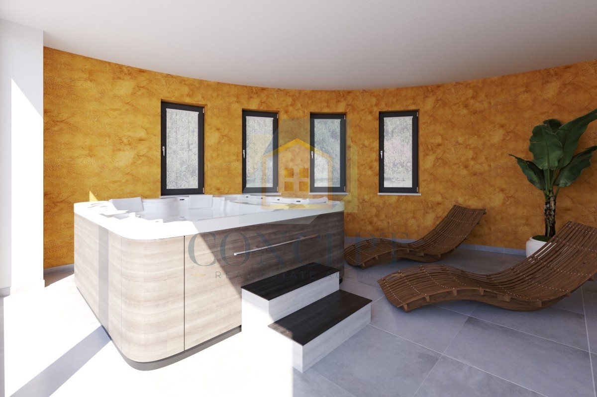 Poreč, dintorni, Villa di lusso con vista panoramica sul mare, 10 km dal mare