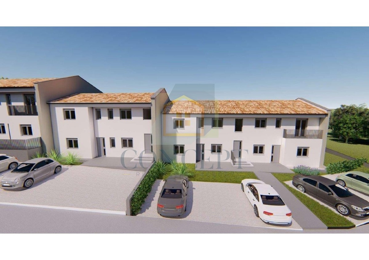 Poreč, Tar, Appartamento al 1° piano di nuova costruzione, 3 km dal mare