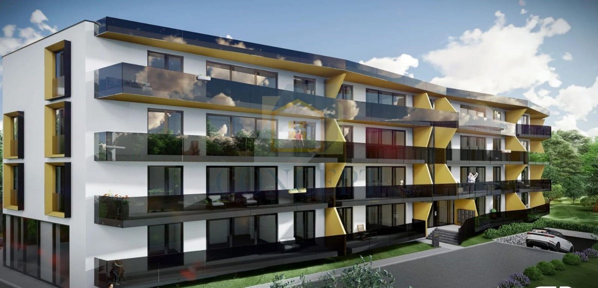 Poreč, centro esteso, Appartamento al piano terra di un moderno complesso, 800 m dal mare