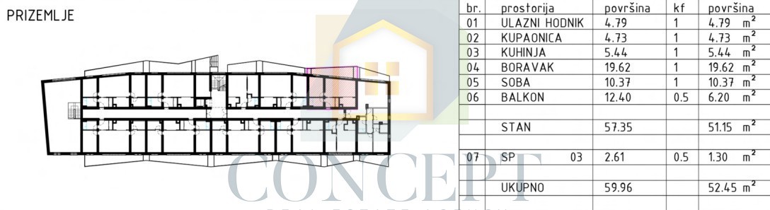 Poreč, centro esteso, Appartamento al piano terra di un moderno complesso, 800 m dal mare