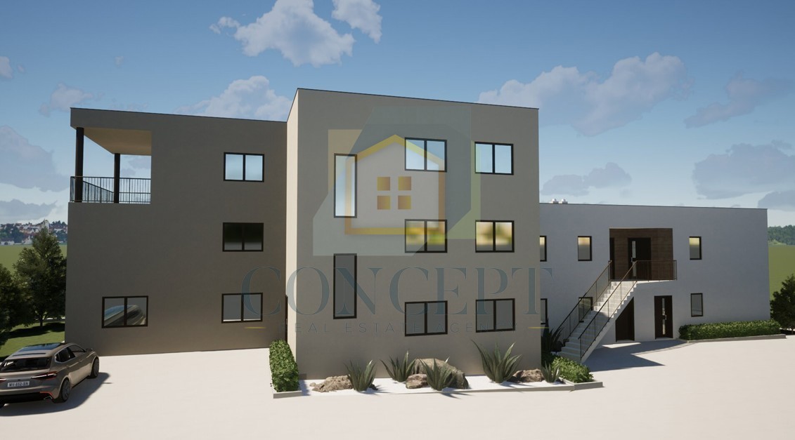 Poreč, dintorni, Appartamento al 1° piano di nuova costruzione, 3 km dal mare