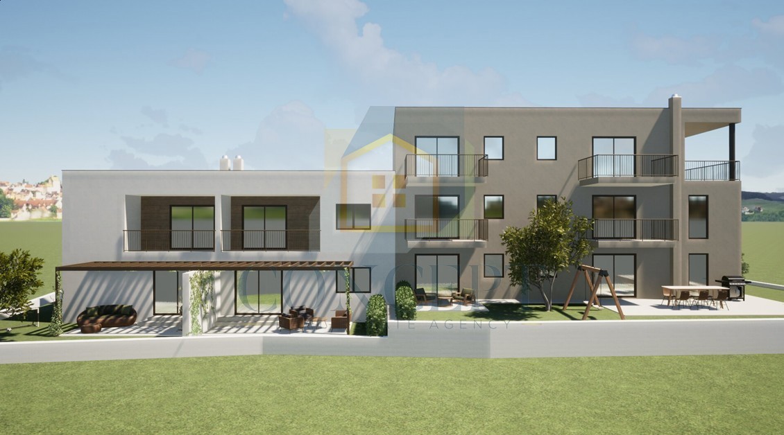 Poreč, dintorni, Appartamento al 1° piano di nuova costruzione, 3 km dal mare