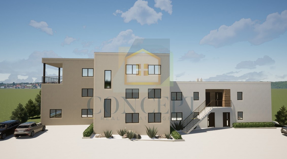 Poreč, dintorni, Appartamento al 1° piano di nuova costruzione, 3 km dal mare