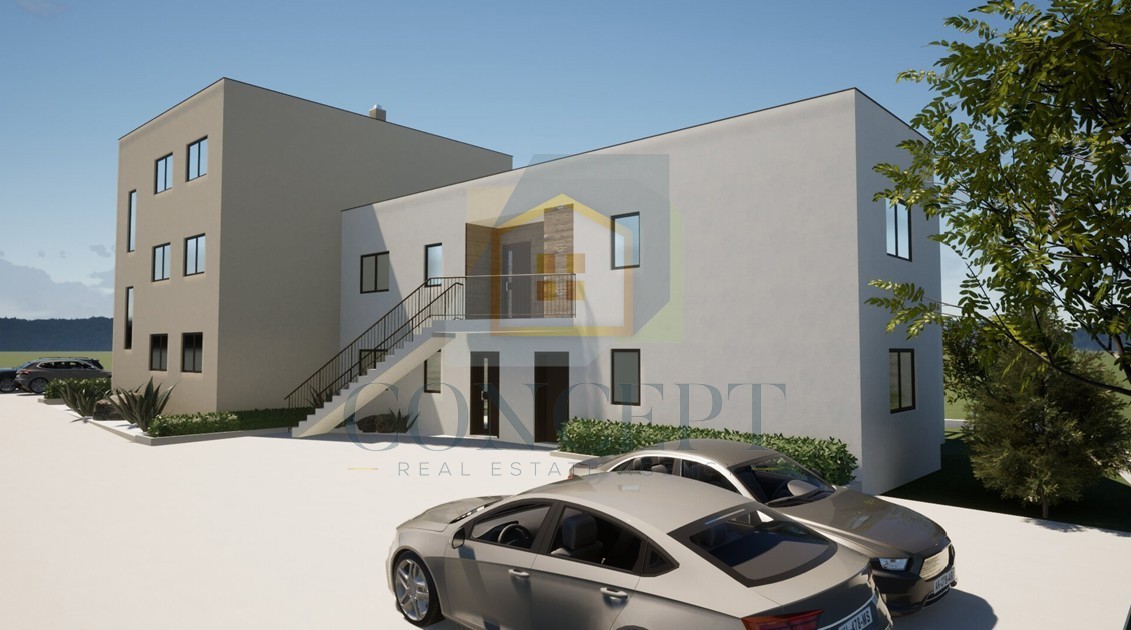 Poreč, dintorni, Appartamento al 1° piano di nuova costruzione, 3 km dal mare