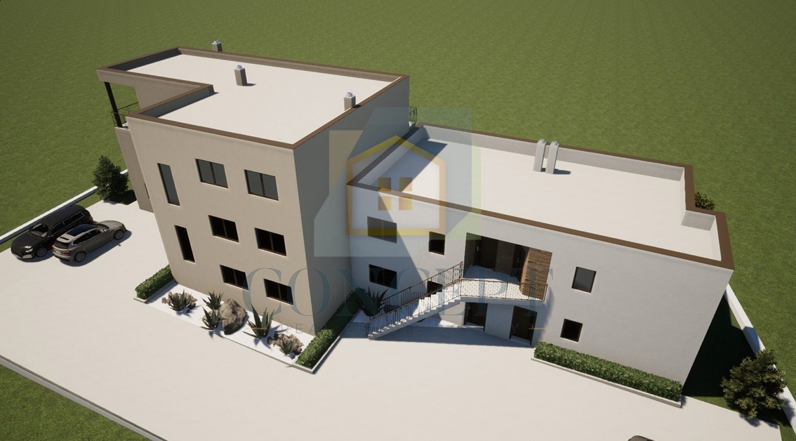 Poreč, dintorni, Appartamento al 1° piano di nuova costruzione, 3 km dal mare