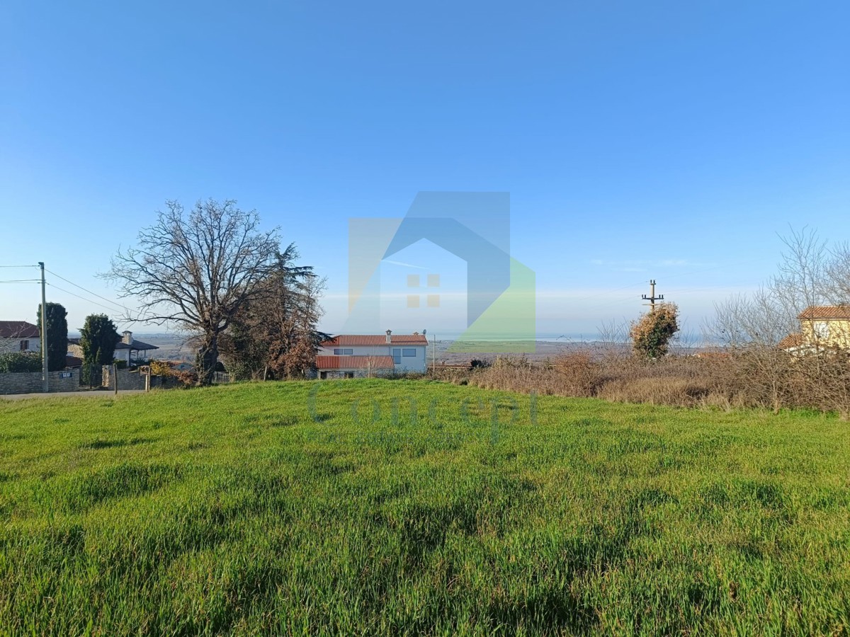 Poreč, dintorni, Terreno edificabile con permesso di costruzione e vista mare