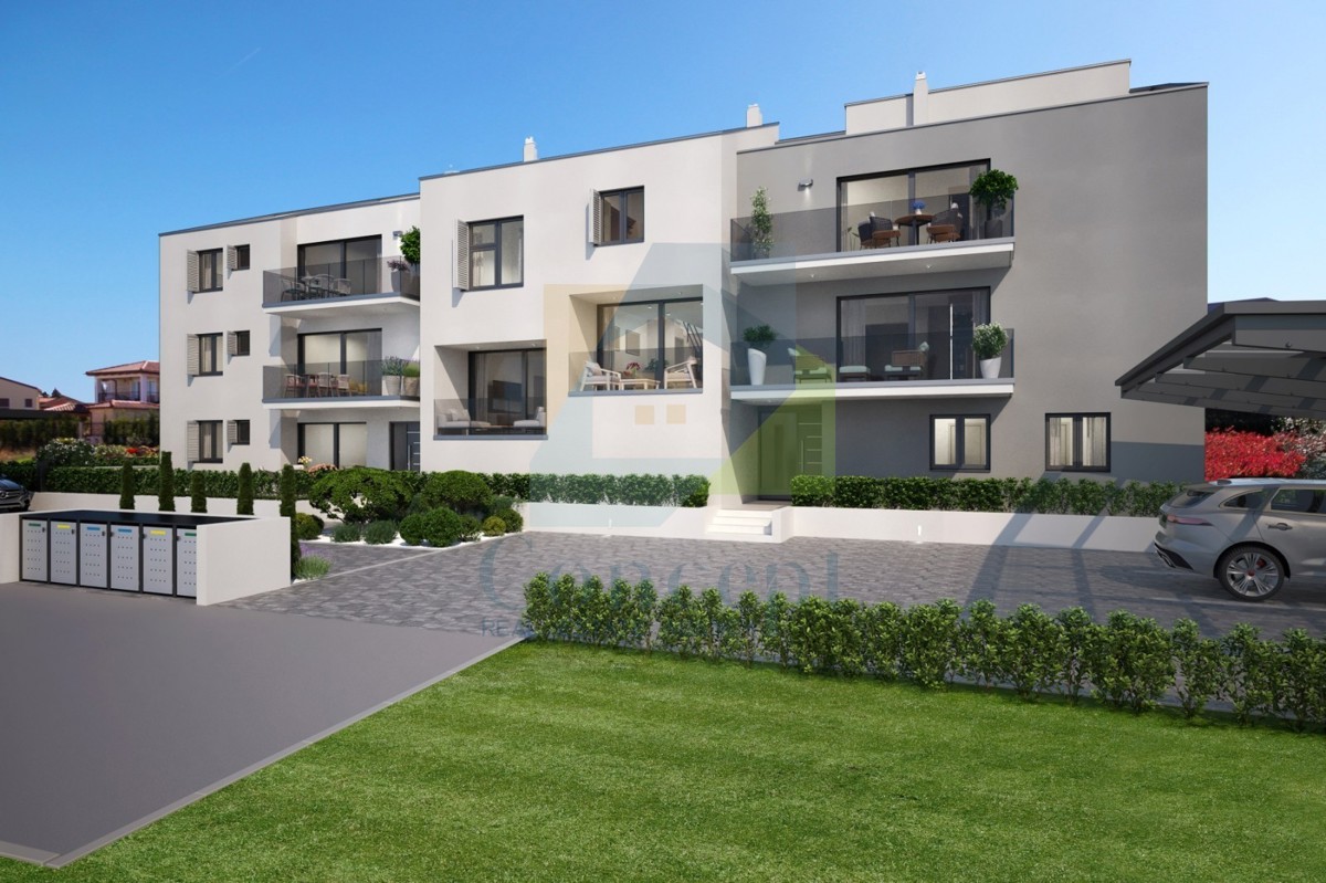 Poreč, dintorni, Appartamento su due piani con 2 camere da letto e vista mare