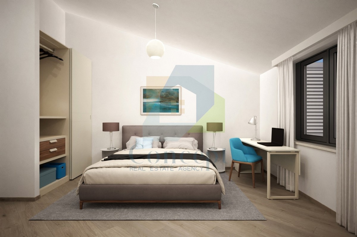 Poreč, dintorni, Appartamento su due piani con 2 camere da letto e vista mare