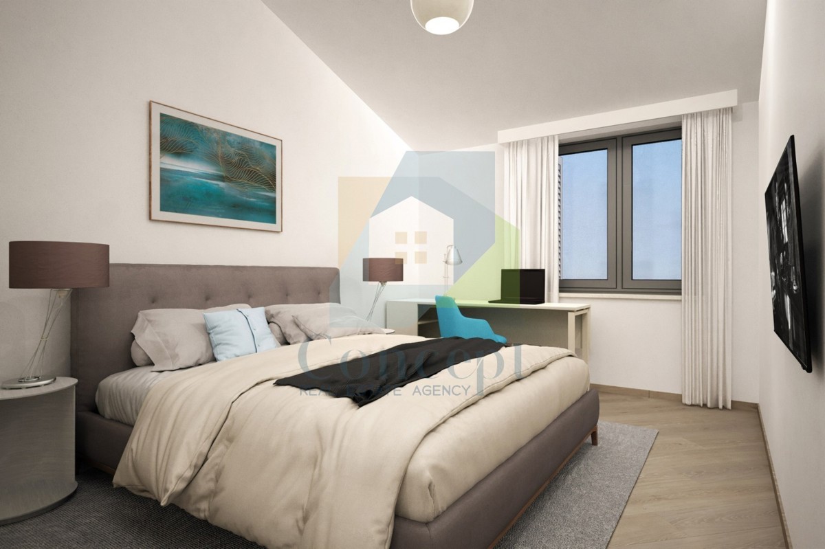 Poreč, dintorni, Appartamento su due piani con 2 camere da letto e vista mare