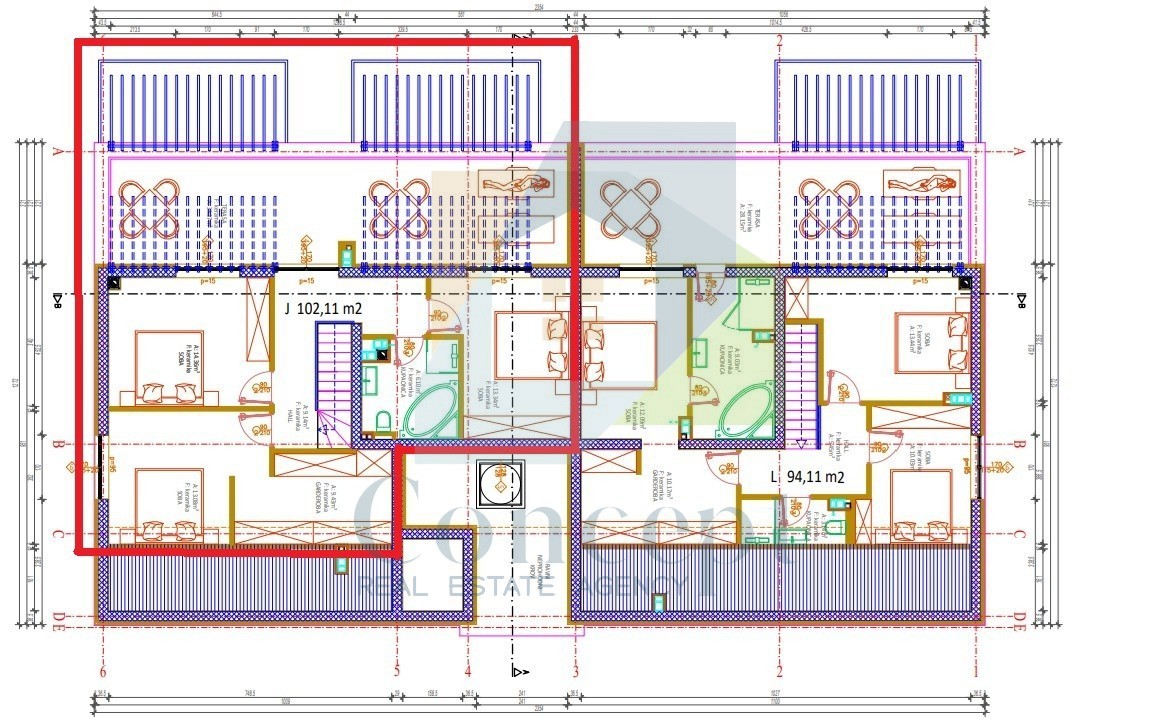 Tar, Poreč - OFFERTA ESCLUSIVA - Lussuoso attico su due piani, a 3 km dal mare