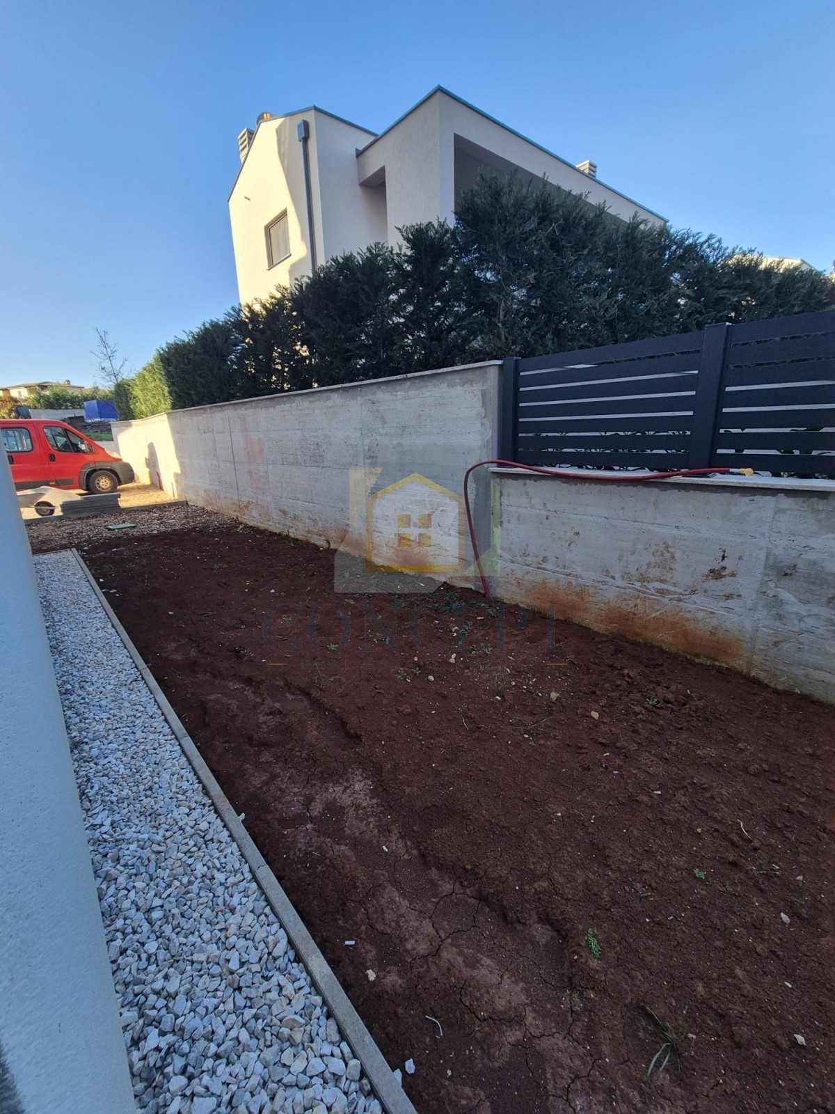 Poreč, dintorni, Appartamento al piano terra con due camere da letto e giardino, 1500 m dal mare