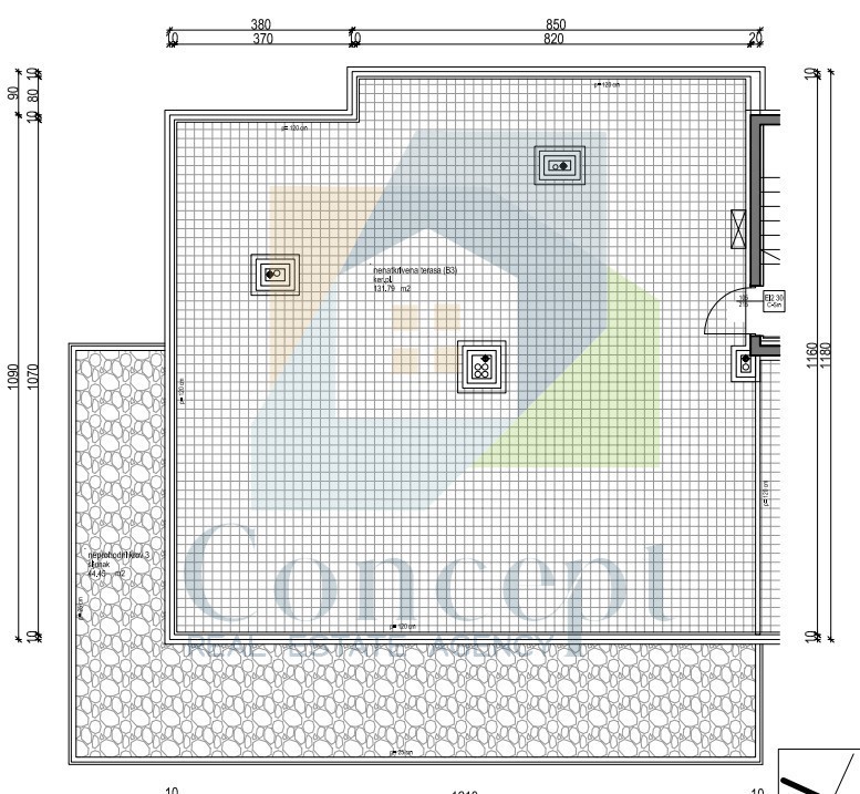 Poreč, dintorni, Appartamento di lusso con terrazza panoramica e vista mare, a 1500 m dal mare