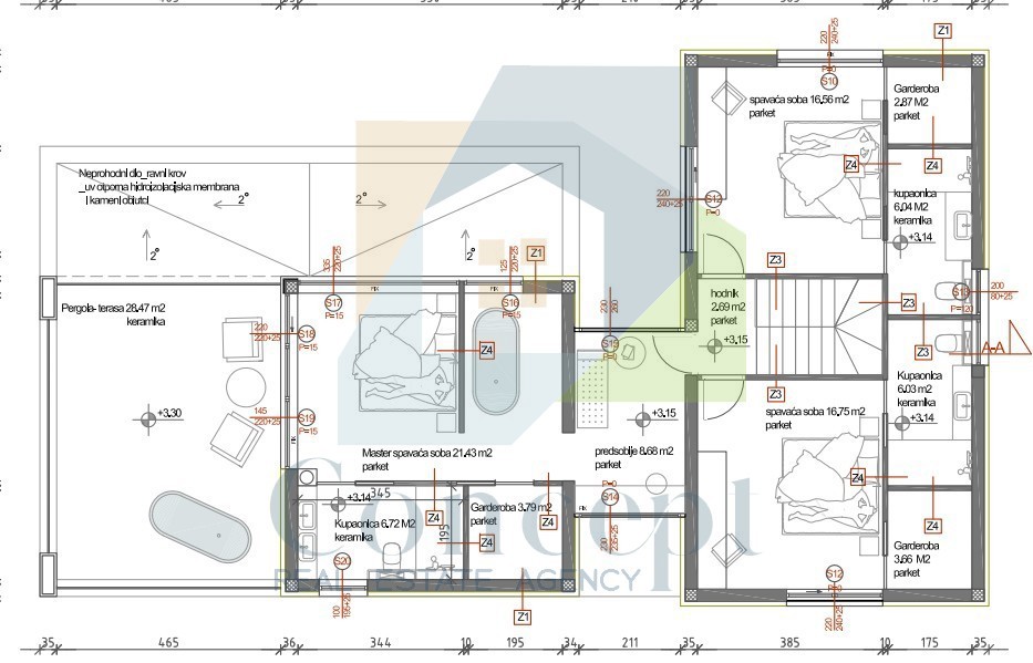 Poreč, dintorni, Villa di lusso con piscina e vista mare, a 5 km dal mare