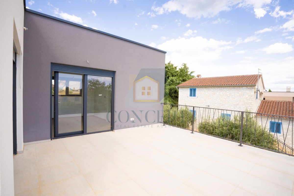 Poreč, dintorni, Moderna doppia casa con piscina, 10 km dal mare