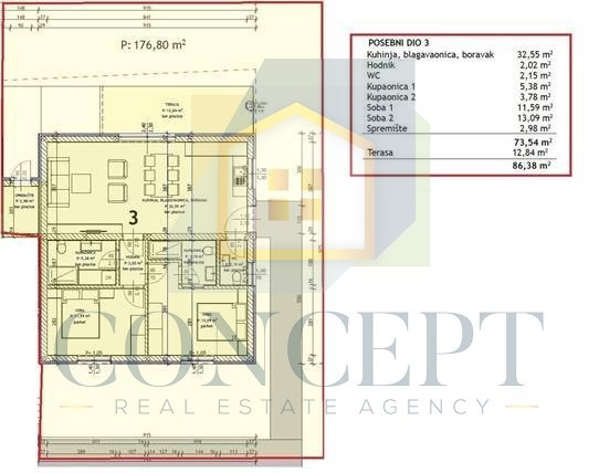 Poreč, sobborgo, Appartamento di lusso con giardino, a 1500 m dal mare