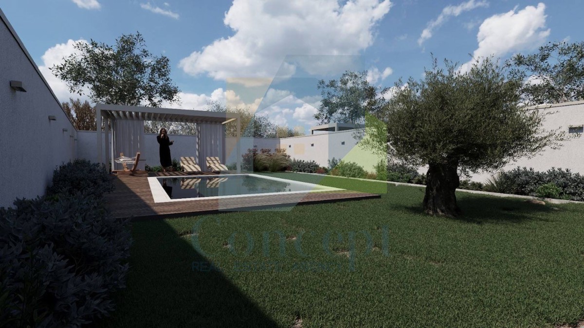 Poreč, dintorni, Lussuoso appartamento su due piani con piscina a 3 km dal mare