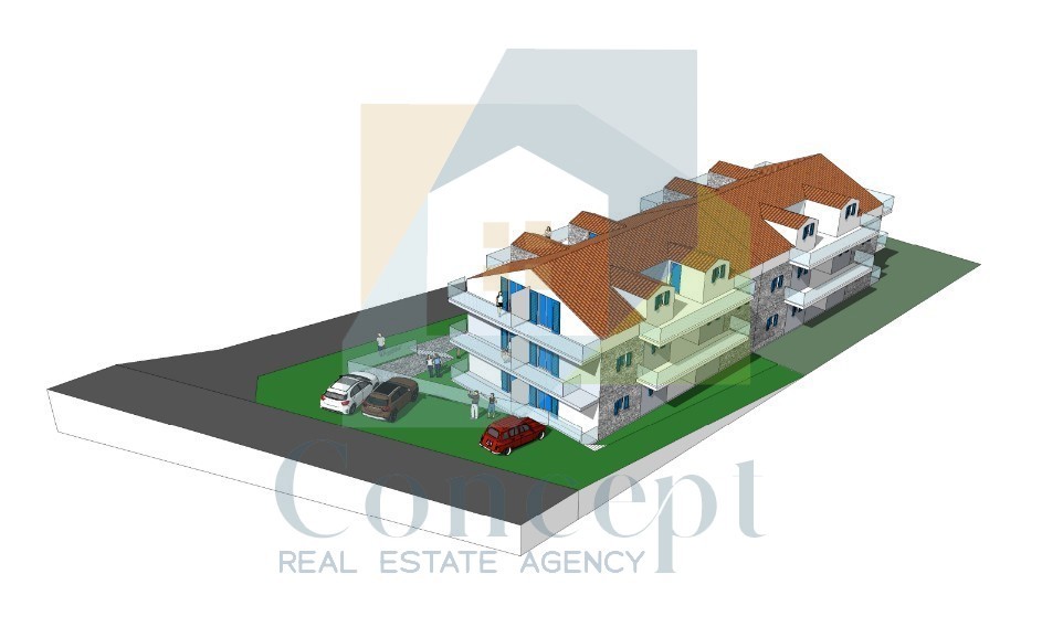 Poreč, Terreno edificabile per la costruzione di un edificio bifamiliare a 2 km dal mare