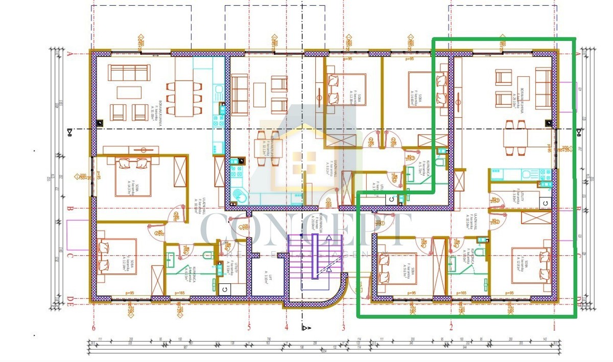 Asfalto, Poreč - OFFERTA ESCLUSIVA - Appartamento al piano terra con 2 camere da letto, a 3 km dal mare