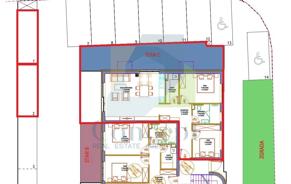 Tar, Poreč - OFFERTA ESCLUSIVA - Appartamento al piano terra con giardino a 3 km dal mare