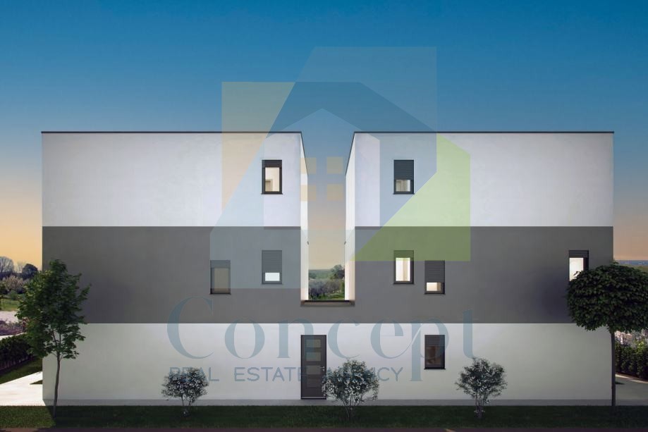 Poreč, dintorni, Casa doppia con vista panoramica sul mare