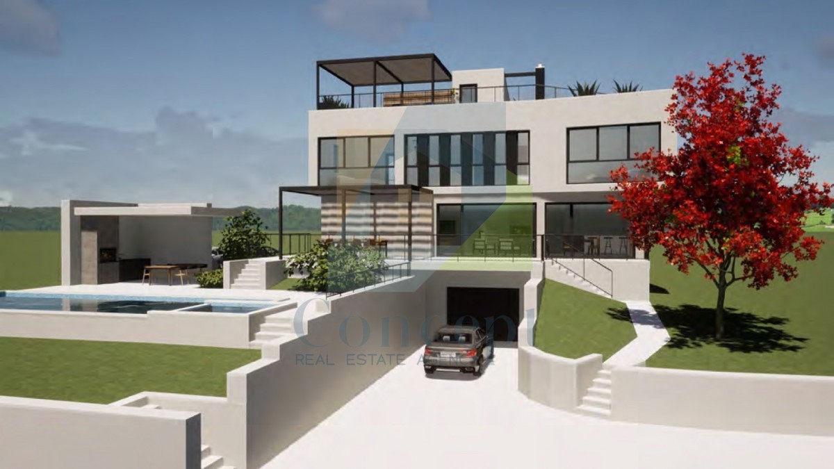 Poreč, dintorni, Villa di lusso con vista mare, 8 km dal mare