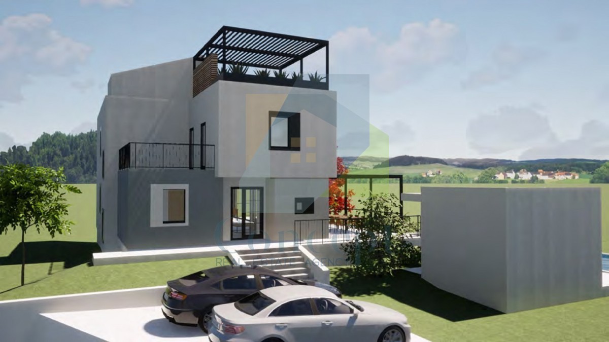 Poreč, dintorni, Villa di lusso con vista mare, 8 km dal mare