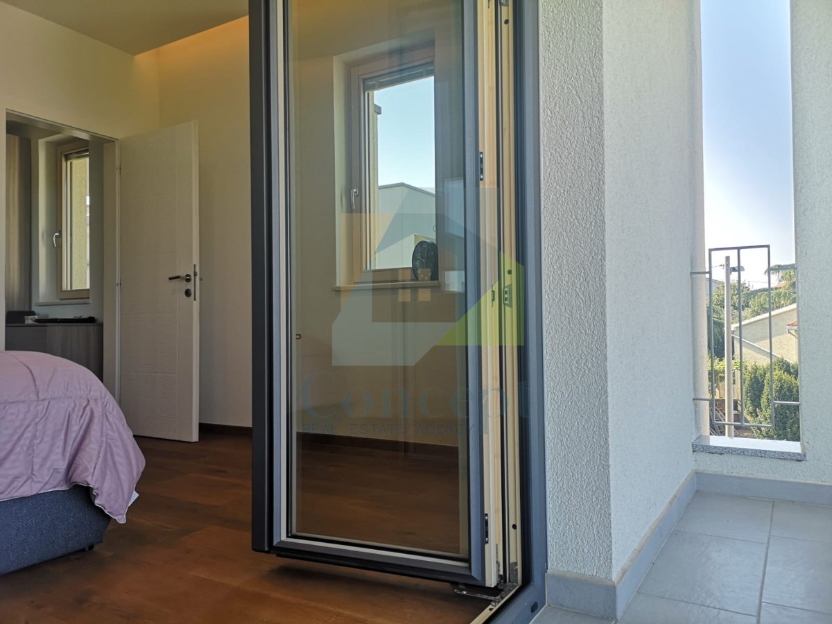 Poreč, dintorni, Moderna casa appartamento con vista mare, 5 km dal mare