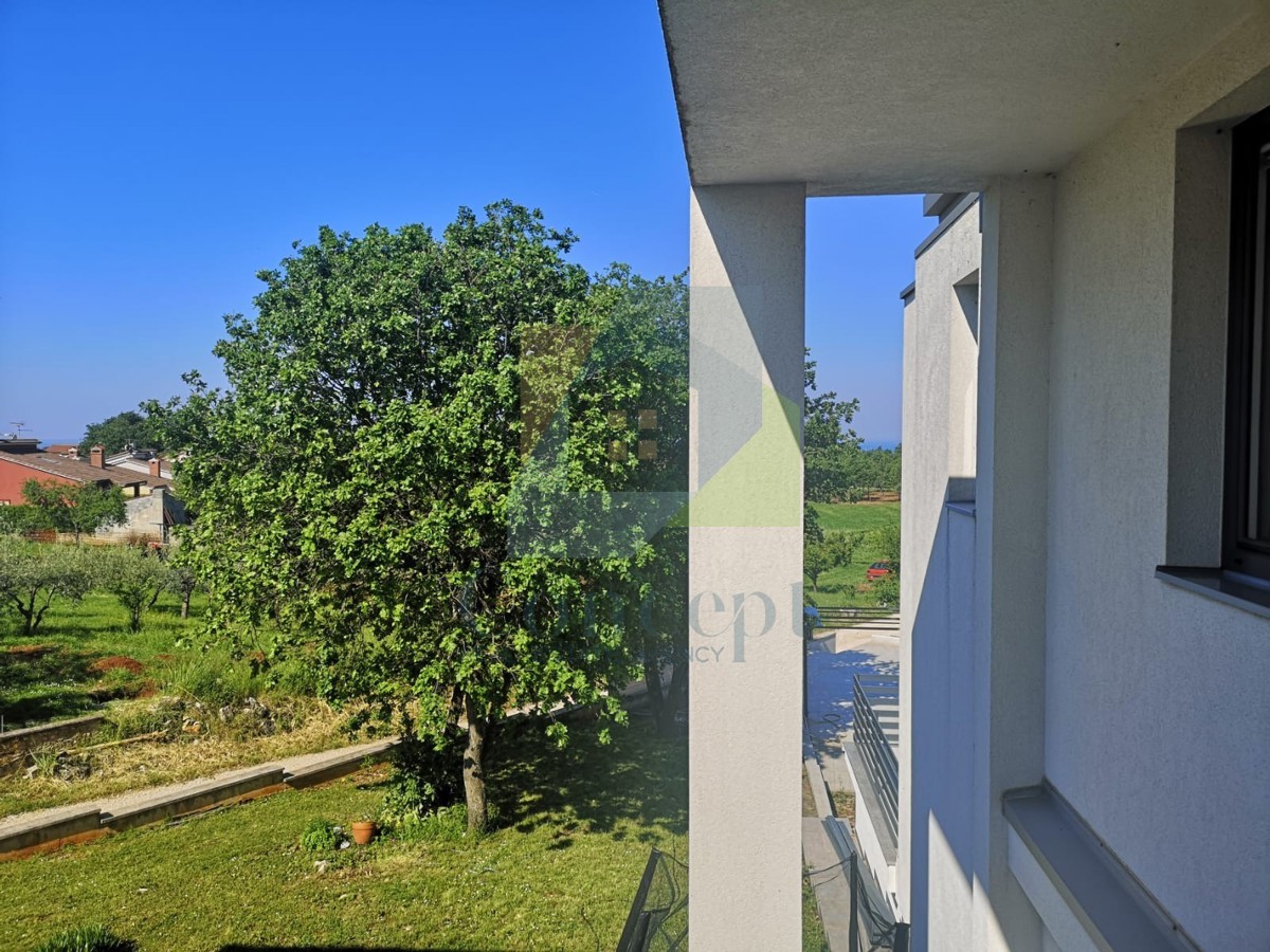 Poreč, dintorni, Moderna casa appartamento con vista mare, 5 km dal mare