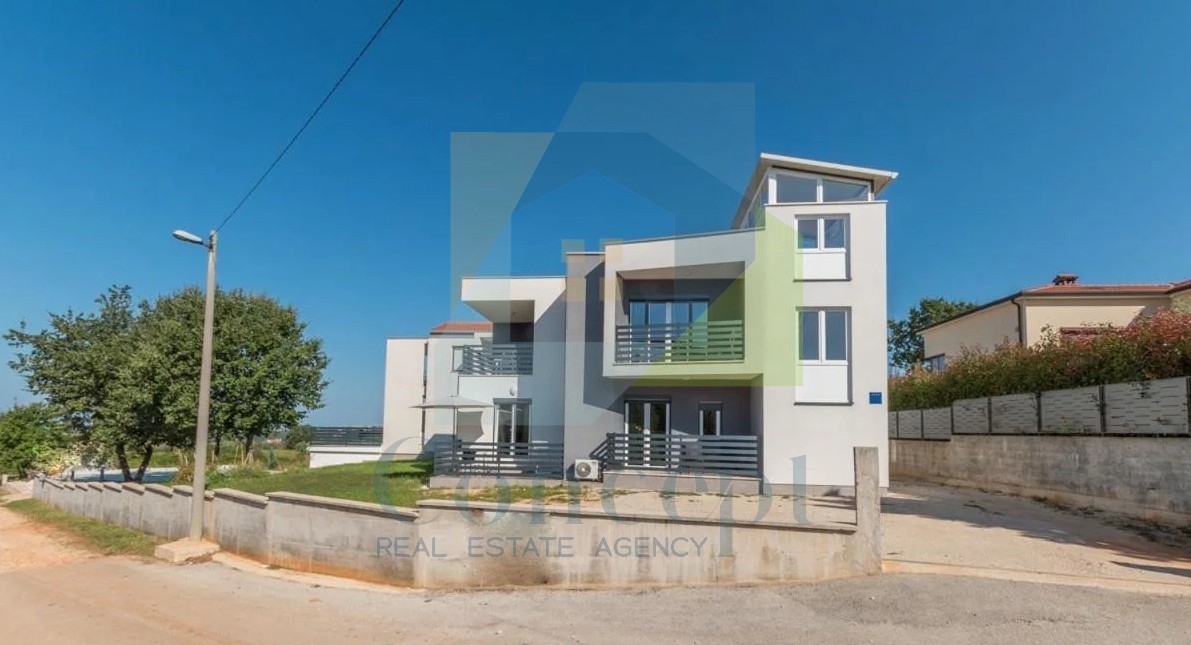 Poreč, dintorni, Moderna casa appartamento con vista mare, 5 km dal mare