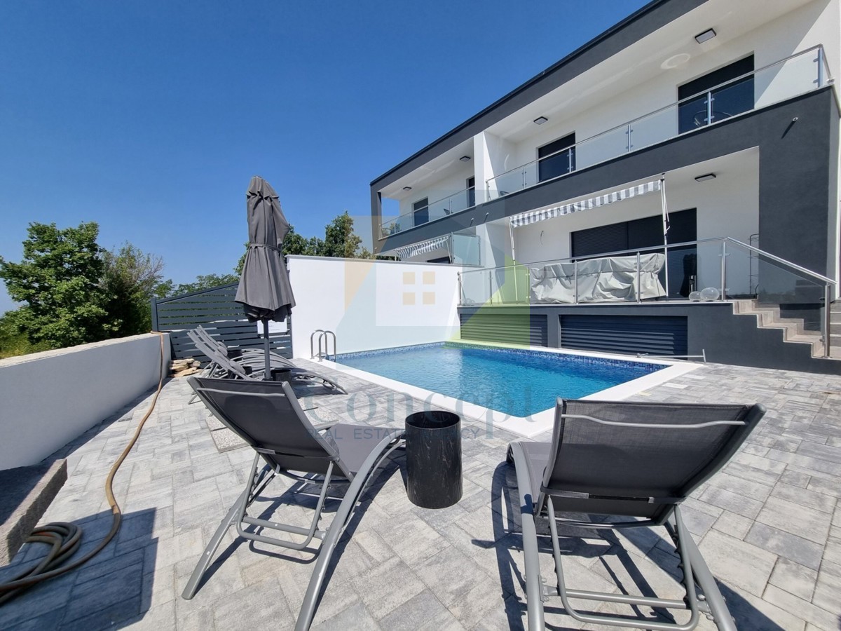 Rovinj, Kanfanar, Doppia moderna, lussuosa casa con piscina, 8 km dal mare