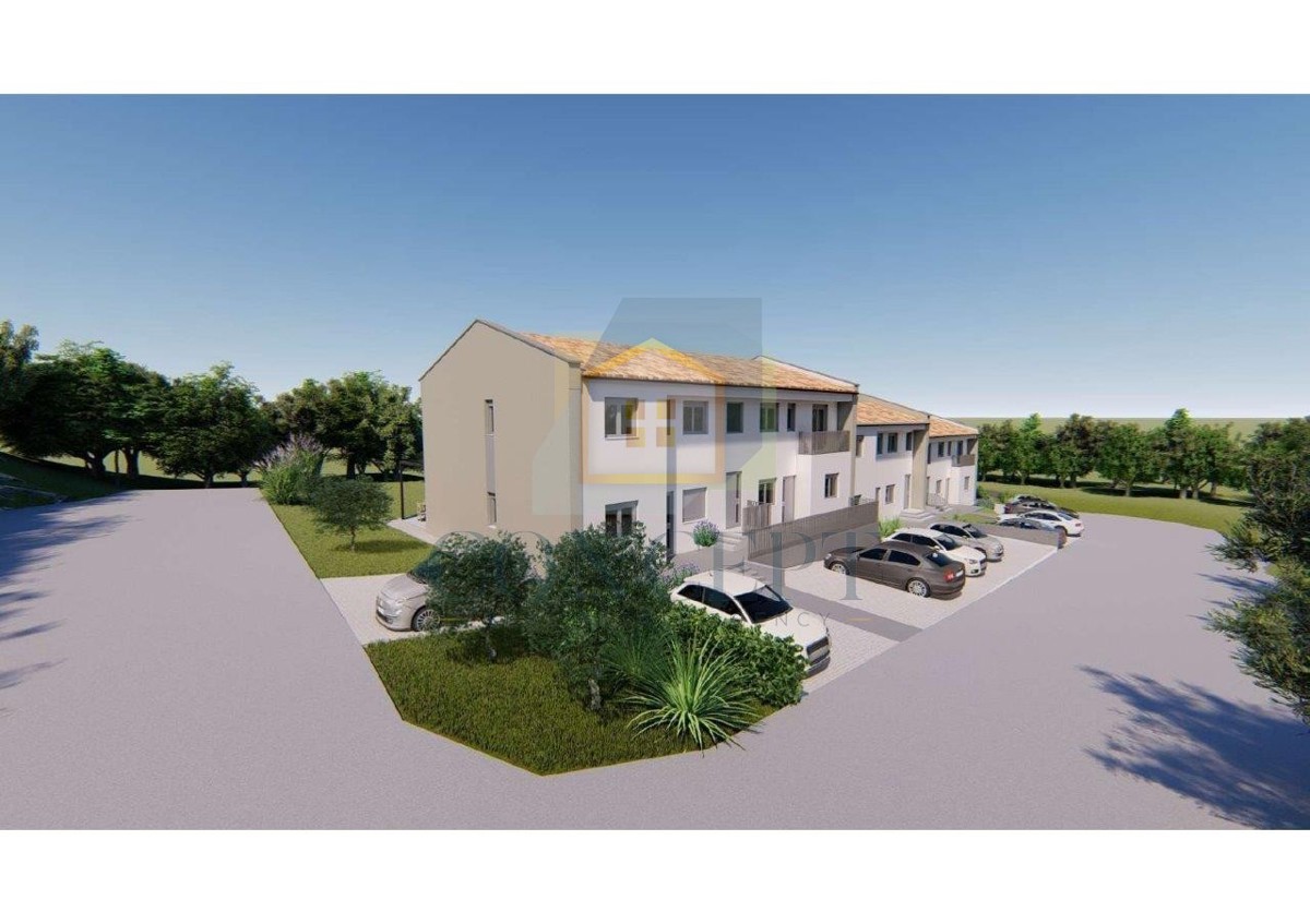 Poreč, Tar, Appartamento al piano terra di nuova costruzione con giardino, 3 km dal mare