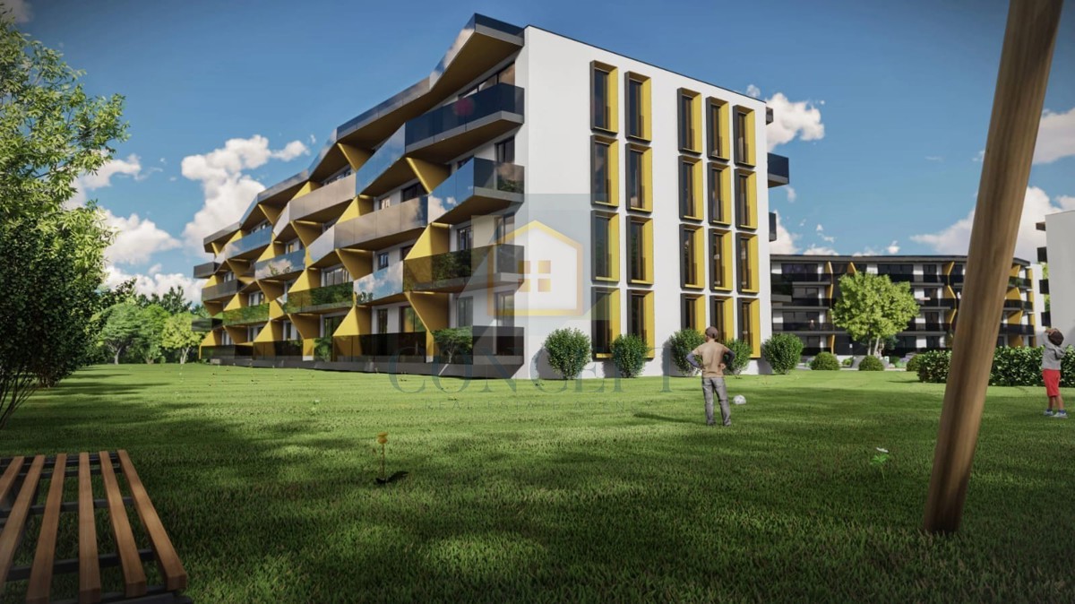 Poreč, centro più ampio, Appartamento al 1° piano di un complesso moderno, 800 m dal mare