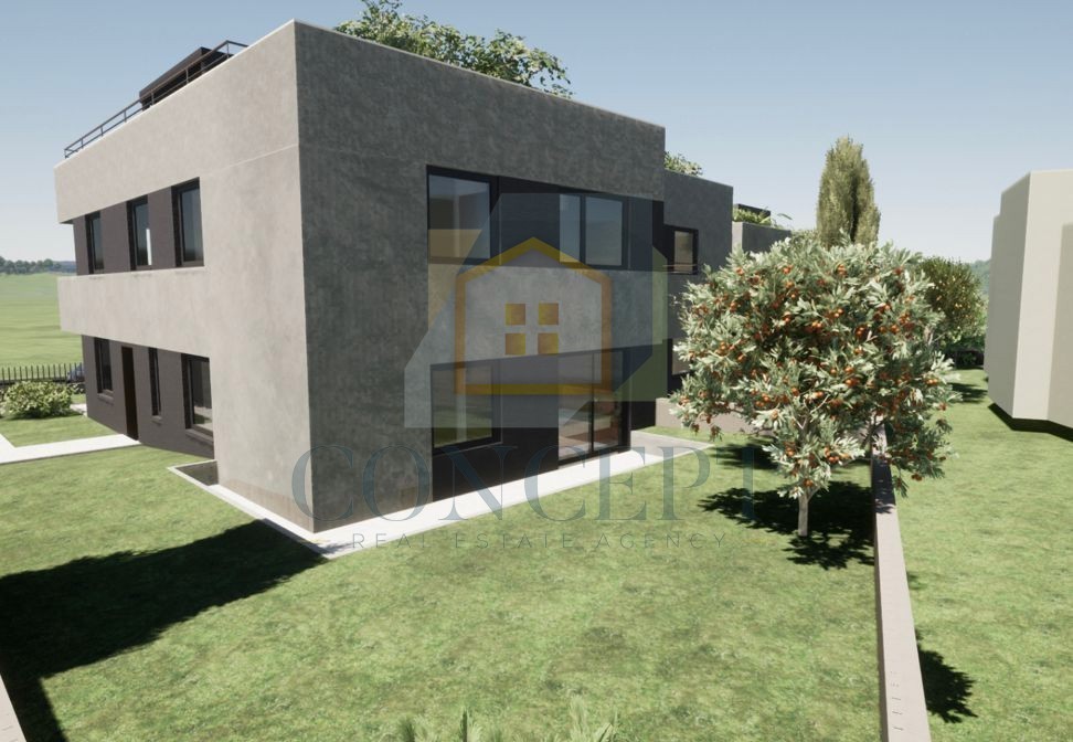 Poreč, Uža okolica, Appartamento di lusso al 1° piano con terrazza sul tetto e vista mare, a 1500 m dal mare