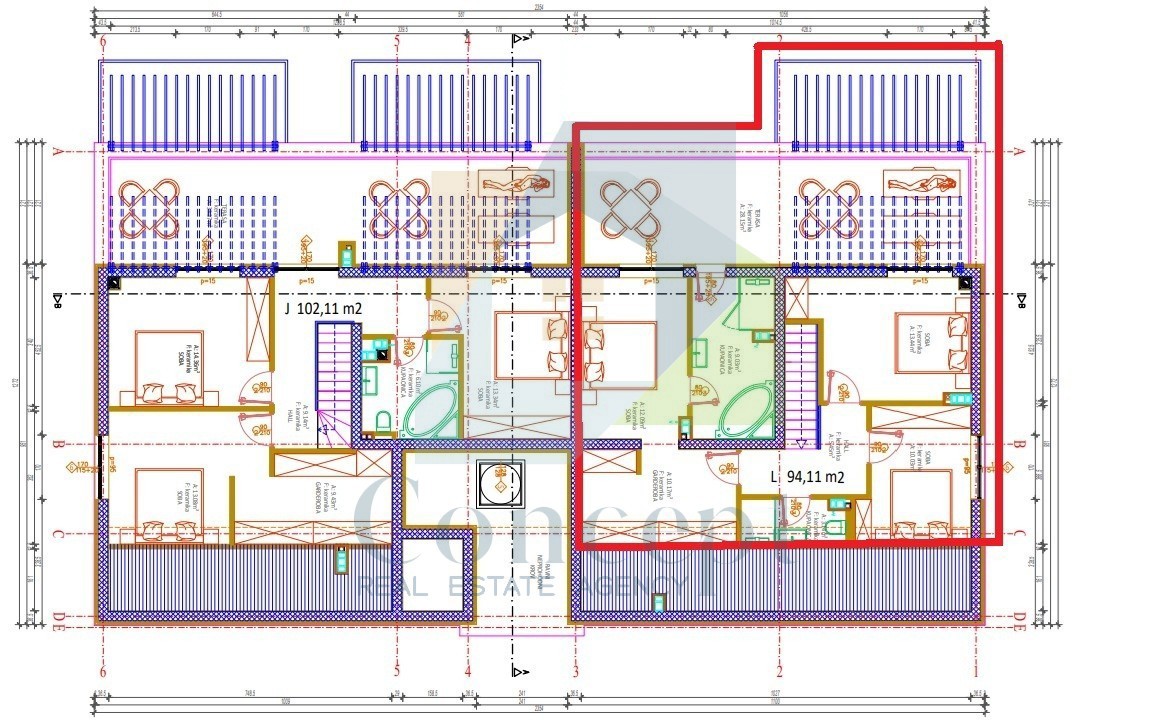 Tar, Poreč - OFFERTA ESCLUSIVA - Lussuoso attico su due piani, a 3 km dal mare