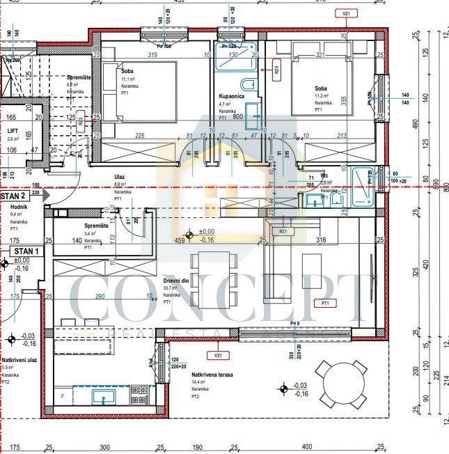 Poreč, dintorni, Appartamento al piano terra con giardino e vista mare, 7 km dal mare