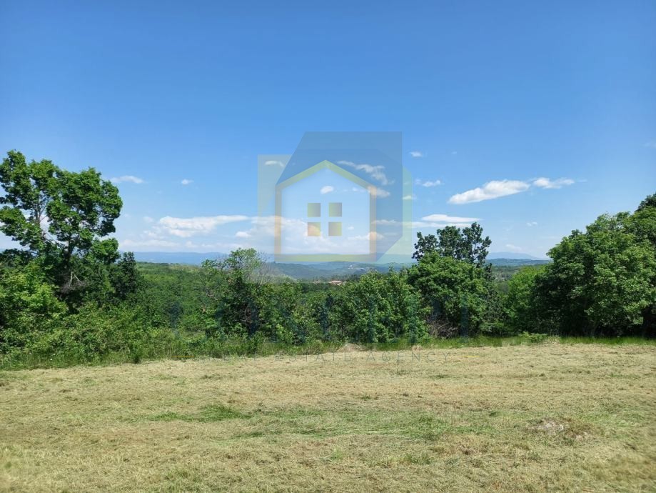 Poreč, Vižinada, dintorni, Terreno edificabile con permesso di costruzione, 17 km dal mare